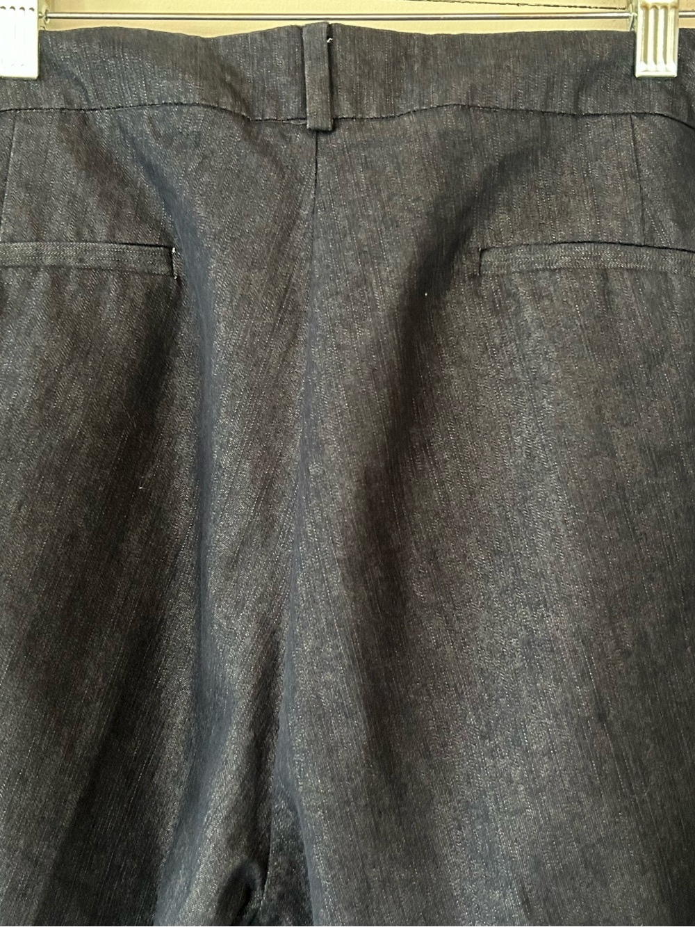 Chico's Women’s Dark Indigo Straight-Leg Capri Jeans, Size 3 or XL. - Picture 3 of 5